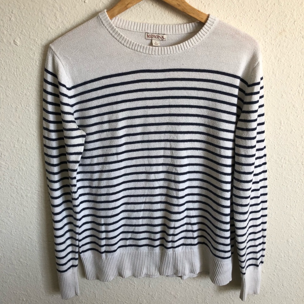 Stripped Crew neck sweater